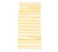 UTHCLO Natural Pine Wood Hamster Chew Stick Bridge Stress-relief Tunnel for Small Pets Large Unfinished Arch Shelter for Squirrel Guinea Pig Chinchilla Cage Enrichment and