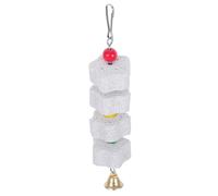 UTHCLO Natural Stone Parrot Beak Grinding Stone for Teeth Grinding and Furniture Protection, Bird Chewing Suitable for Parakeets and Squirrels in Small Animal Cages