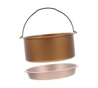 UTHCLO Non Stick Round Cake and Pizza Baking Pan for Air Fryer Mold and Tray Combo Easy Clean Bakeware for Cakes Bread Desserts and Savory Dishes