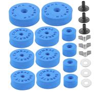 UTHCLO Pads for and Cymbal Clutch Lightweight Metal Eva Drum Use Cotton to Accessories with Nuts and Washers Easy Practice and Performance