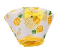 UTHCLO Parrot Collar Anti-pecking Cone Collar Yellow Pineapple m Size Protective Neck Band for Bird Injury Recovery and Anti-biting Behavior