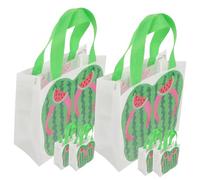 UTHCLO Party Bags Non-woven Handheld Bags 6pcs Multipurpose Candy Container Decorative Hawaii Pool Party for Summer Beach Luau Celebration Wrapping