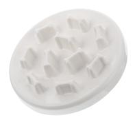 UTHCLO Pet Dog Cat Ceramic Slow Feeder Feeding Bowl Slow Feeder Improves Agility Brings Added Fun Ceramic Bowl Feeding White Cat Pet Dog