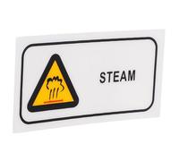UTHCLO Pet Industrial Safety Warning Sticker for Hot Surface Machines High Temperature Steam Burn Risk Label Caution Sign to Prevent Injuries and Enhance Workplace Safety