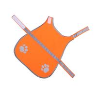 UTHCLO Pet Reflective Vest High Visibility Fluorescent Safety Gear for Dogs Running Walking Adjustable Breathable Dog Jacket Reflective Strips Outdoor Hunting Use