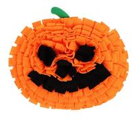 UTHCLO Pet Sniffing Pad Orange Pumpkin Shape 1pcs Training Dog Snuffle Pad Puppy Foraging Mat Nose Puppy Smell Mental Stimulation for Dogs Indoor Pet Snuffle Mat Feeding Wow Polar Fleece