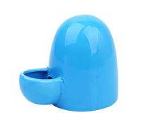 UTHCLO Pet Water Dispenser with 200ml and Automatic Feeder Ceramic for Self-dispensing Function Blue Small Pet Drinking Bowl to Feed Your while Small Cats and Rabbits You Leave