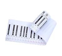 UTHCLO Piano Keyboard Chart 88 Keys Pvc Practice Card Printing and Waterproof Design for Beginners and Children Piano Practice Or Teacher Teaching Aid