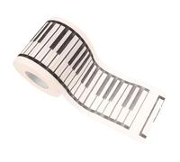 UTHCLO Piano Printed Toilet Tissue Roll Creative Bathroom Decor Music Note Napkin Paper Safe Gift for Music Lovers