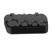 UTHCLO Plastic Coin Dispenser Storage Box Large Capacity Lightweight Waterproof Coin Organizer with Sleek Minimalist Design for Desk Use