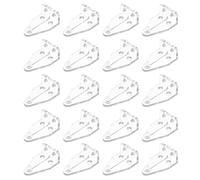 UTHCLO Plastic Vertical Roller Fixing Clips Blinds Fixing Hooks 20pcs Simple Operation with Stylish Design for Roller Curtains and Shutter Chains for Home Decoration