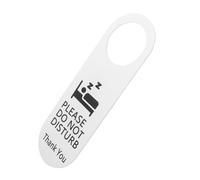 UTHCLO Please Do Not Disturb The Door Signboard Double Cute Hotel Reversible Door Sign Occupied Hook Hangers Decorative Room White Acrylic