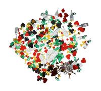 UTHCLO Poker Theme Plastic Confetti for Las Vegas Party Table Decoration Bag Festival Table Confetti for Birthday and Holiday Celebrations