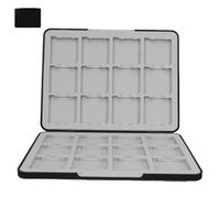UTHCLO Portable 24-Slot Game Card Case for Switch, Hard Plastic Game Cartridge Organizer Box, Travel and Party Storage Box for Gaming Console Cards