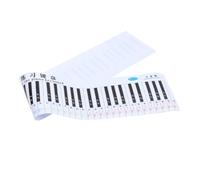 UTHCLO Portable 88 Key Piano Keyboard Chart with Printing and Reasonable Key Spacing, Pvc Material Finger Simulation Practice Guide for Teacher Teaching and Student Practice