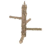 UTHCLO Portable and Sturdy Parrot Stand Perch Made of Natural Pepper Wood, Featuring a Bird Perch Branch for Birdcage Accessories and Providing a Comfortable Resting Spot for Pet Birds