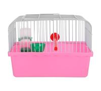 UTHCLO Portable Birdcage for Travel Spacious Small Bird Cage Waterer and Food Box Metal Bird Carrier for Parakeets and Lovebirds The Go Random Color