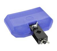 UTHCLO Portable Blue Plastic Drum Cow Bell Percussion Accessory for Mounts Lightweight Sturdy Musical Instrument Accessory for Drum Kits and Percussion Players