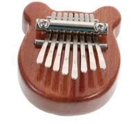 UTHCLO Portable Brown Thumb Piano with 8 Keys, Multi-functional Synthetic Material Finger Instrument Suitable for Professionals and Boys and Girls, for Music Practice and Performance Random Color