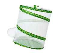 UTHCLO Portable Butterfly and Insect Observation Cage with Mesh Net, Foldable Outdoor Breeding Habitat Box 30x35cm, Green, for Boys and Girls’ Educational Science and Insect Rearing