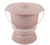 UTHCLO Portable Chamber Pot with Lid Lightweight Urine Bucket for Elderly Pregnant Women and Adults PP Material Spittoon Bedpan for Home and Travel Use