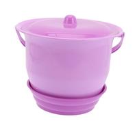 UTHCLO Portable Children Spittoon and Plastic Urinal Toilet with Lid for Kids and Elderly, Unisex Chamber Pot for Night Use, Household Lightweight Plastic Potty for Bedridden Patients Random Color