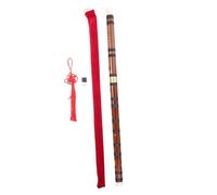 UTHCLO Portable Chinese Bamboo Flute E Tone Introductory Musical Instrument for Adults with Precise Tone and Smooth Finish Suitable for Beginners and Learners