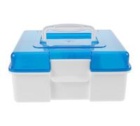 UTHCLO Portable Diabetic Supply Travel Box with Moisture Resistance and Defined Compartments, Plastic Diabetes Organizer for Effortless Access at Work and Home