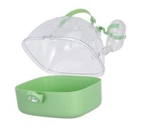 UTHCLO Portable Hamster Travel Carrier Lightweight Abs Cage with Water Bottle for Gerbil Hedgehog Mice Squirrel Compact Pet Carry Case for Outdoor Adventures and Trips