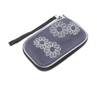 UTHCLO Portable Hard Drive Case with EVA Protection Shockproof Storage Box for Mobile Hard Disks U Disks and Accessories Elastic Band and Mesh Pocket Lightweight Travel Carrying Bag