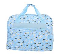 UTHCLO Portable Knitting Yarn Storage Bag with Multiple Pockets Oxford Fabric Travel Sewing Tote Organizer Lightweight Craft Carrying Case for Crochet DIY Projects