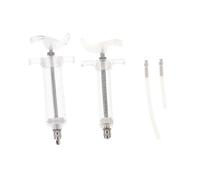 UTHCLO Portable Parrot Feeding with Push-style Bottles Includes Tubes and Seals Hand Feeding Tool for Birds Suitable for Milk Water and Liquid Parakeet Cage Accessories