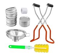 UTHCLO Portable Scald Jar Clamp Set Multipurpose Practical Bottle Holder with Corrosion Resistant Material Handle for Easy Storage Dishwasher Safe Fits and Wide Mouth Canning Jars