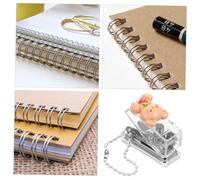 UTHCLO Portable Single Hole Puncher Plastic Resin Metal DIY Crafts Paper Binder Puncher for Home Office School Scrapbook Photo Album