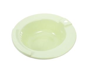 UTHCLO Portable Sitz Bath Basin for Elderly and Postpartum Care, Plastic Toilet Seat Soaking Bowl with Hip Soak Function, Nordic Green Bathroom Mobility Aid