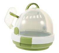 UTHCLO Portable Small Pet Carrier Cage for Hamsters and Small Animals Transparent Ventilated Design with Comfortable Handle Travel Case for Guinea Pigs Gerbils Chinchillas and Hedgehogs