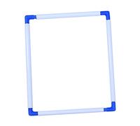 UTHCLO Portable Square Embroidery Frame Lightweight PVC Clip Hoop for Cross Stitch Quilting Needlepoint Easy Assembly Needlework Tool for Sewing and Tapestry Craft Random Color