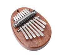 UTHCLO Portable Wooden Thumb Piano Kalimba Mini Waterdrop Shape Finger Piano for Beginners Musical Instrument with Calibrated Sound Lightweight and Easy to Carry