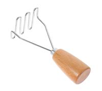 UTHCLO Potato Masher Kitchen Potatoes Masher Manual Household Wooden Handle for Home