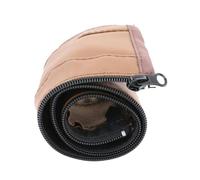 UTHCLO Pram Armrest Sleeve and Stroller Handlebar Cover for Baby Stroller Brown Zipped Armrest Protector with Soft Fabric for Comfortable Pushchair Handles