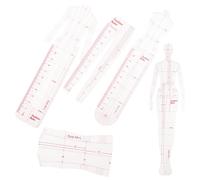 UTHCLO Precision Sewing Ruler with Humanoid Design Template Lightweight Portable French Curve for Clothing Fashion Drawing and Tailoring Measurements