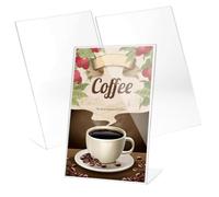 UTHCLO Price Tag Holder L Shaped Acrylic Display Stand 3 Pcs