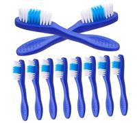 UTHCLO Prison Mini Toothbrush 10pcs Set Soft Short Handle Safety Anti-self- Portable Tooth Cleaning Brush for Detention and Psychiatric Use
