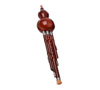 UTHCLO Professional Chinese Hulusi Cucurbit Flute Traditional Wind Instrument for Beginners Students Adults Easy to Play Comfortable Texture Suitable for Music Lovers