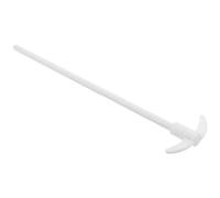 UTHCLO Ptfe Lab Stirring Paddle for 100ml Beaker, Sturdy Non-stick White Laboratory Stirrer Rod with Axially Stable Mixing for Routine Solution Preparation and Data Analysis