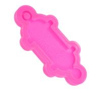 UTHCLO Puerto Rico Kings Style Silicone Resin Mold for Epoxy Keychain Making Flexible Soft Silicone Mold with Intricate Detailing DIY Jewelry Crafting Accessory Tool