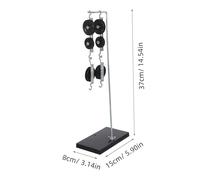 UTHCLO Pulley Block System with Galvanized Base for Physics Experiments Lightweight Stable Pulley Kit for Middle School Science Teaching and Lifting Mechanics Demonstrations