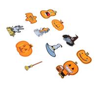 UTHCLO Pumpkin Embroidery Patch for Clothing, 11pcs Polyester Material, Electrically Ironed and Easy to Use, Lovely Pumpkin-Shaped Design, for Decorating Your Clothes and Halloween