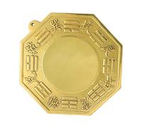 UTHCLO Pure Brass Bagua Concave Mirror Feng Shui Wall Pendant for Home and Shop Decor Hanging Ornament Symbolizing Prosperity Protection and Positive Energy