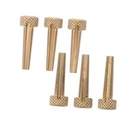 UTHCLO Pure Copper Acoustic Guitar Bridge Pins for String Fixing with Portable Iron Box Nail Replacement for Enhanced Sustain and Richer Sound Transmission